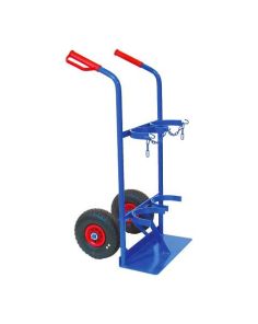 Flaschenwagen für 2 Flaschen 10 ltr., luftbereift
