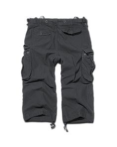 Shorts "Brandit", 3/4 lang, schwarz     ---Auslaufartikel---