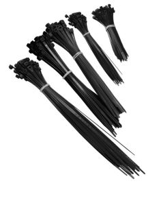Kabelbinder, 300 x 7,6 mm, a' 100 Stück, schwarz