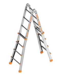 Teleskopleiter, 4 x 4 Sprossen