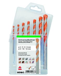 Bohrer-Set, Goldcraft, 7 Stück