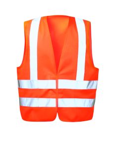 Warnschutz-Weste, orange, mir Schulterreflex