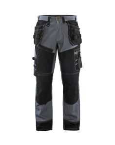Bundhose, "Bläkläder", 370g/m², grau-schwarz