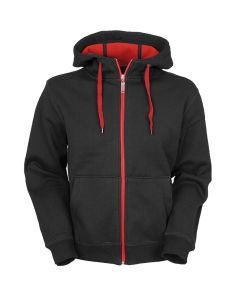 Kapuzen-Jacke "2-farbig" , 380 g/m² , div. Farben