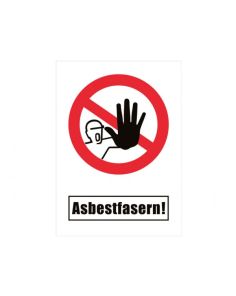 Warnschild "Achtung Asbest..."  50 x 70  cm