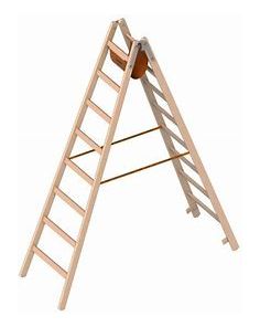 Holzleiter  "Sprossen", 8 Sprossen