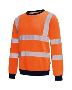 Warnschutz-Sweatshirt, orange