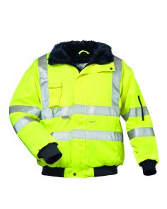 Warnschutz-Pilotenjacke, "Premium",  Fell gelb