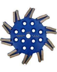 Diamant-Schleiftopf ø 250 mm, Sternsegmente, blau