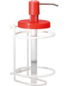 PEVA-Spendersystem "rot" mit Wandhalter für 3 Liter-Dose