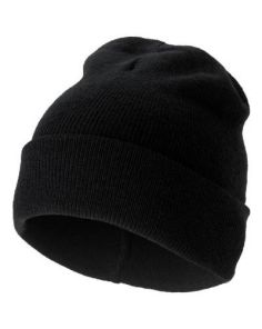 Strickmütze, Fleece-Futter, einfarbig