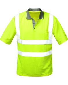 Warnschutz-Poloshirt, neongelb