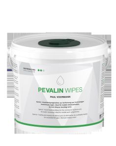 Handreinigungstücher "Pevalin Wipes", Eimer mit 150 Tüchern