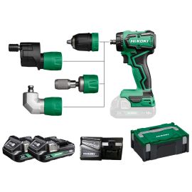 Akku-Bohrschrauber DS18DDQWRZ (HSC II) + 2 Akkus