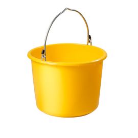 Baueimer, gelb, 12 ltr.