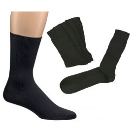 Baumwollsocken, Feinstrick schwarz