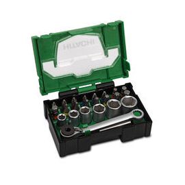 Bit-Set, 24 teilig in einer Box/ Ratsche (Hikoki)