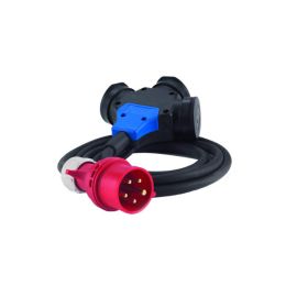 Drehstrom-Adapterkabel 16 A auf 230 Volt