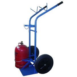 Flaschenwagen für 2 Flaschen 50 ltr. / 33 kg, luftbereift
