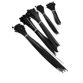 Kabelbinder, 350 x 7,6 mm, a' 100 Stück, schwarz  