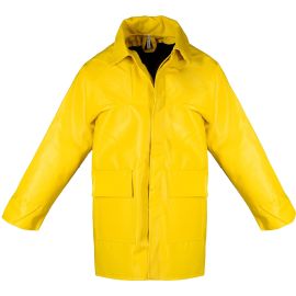 PU-Jacke, gelb, gefüttert