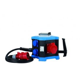 Steckdosenverteiler-Station- mit RCD 4x230 Volt / 2x16A