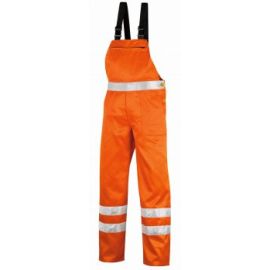 Warnschutz-Latzhose, orange