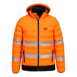Warnschutz-Tunneljacke, beheizbar, orange