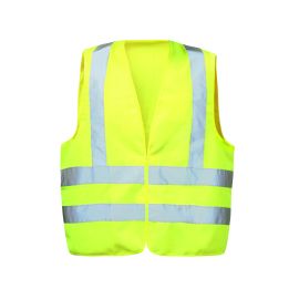 Warnschutz-Weste, gelb, mit Schulterreflex