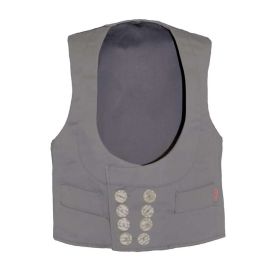 Zunftweste, grau 520g/m²