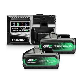Ladegerät & 2 x Akkus (8,0 / 4,0 Ah) MultiVolt