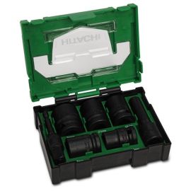 Kraftstecknuss - Satz, 7 teilig, schlagfest  (Hikoki)