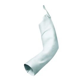 Ärmelschoner mit Knopflasche aus Spaltleder