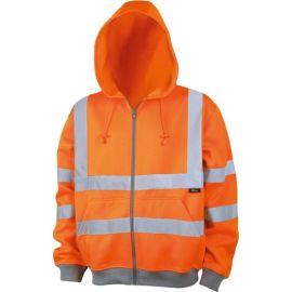 Warnschutz-Sweatjacke, orange