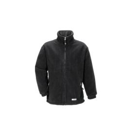 Fleece-Jacke, Planam, schwarz