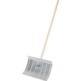 Schneeschieber mit Stiel, 50 cm breit, Alu