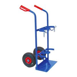 Flaschenwagen für 2 Flaschen 20 ltr., vollgummibereift