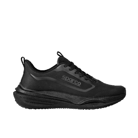 S3 Schnürstiefel Montana S7 L Fast von SANTOS mit BOA Schnellverschluss in schwarz orange für Baustelle und Industrie - linke Ansicht