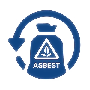 Icon zur ordnungsgemäßen Entsorgung und Behandlung von Asbestplatten